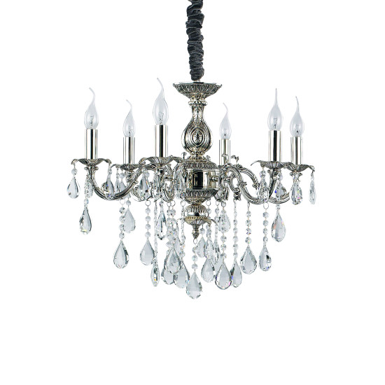 IMPERO Kristallkrona SP6 Silver 60cm IMPERO Kristallkrona SP6 Silver 60cm