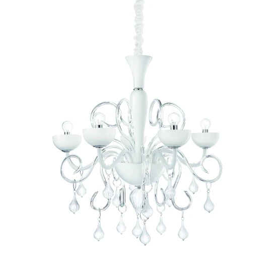 LILLY Chandelier SP5 White 68cm