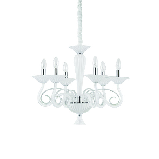 MAXIMILIAN Kristallkrona SP6 Vit 60cm MAXIMILIAN Kristallkrona SP6 Vit 60cm