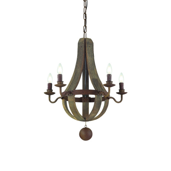 MILLENNIUM Ceiling Light SP5 Wood/Metal  52cm MILLENNIUM Ceiling Light SP5 Wood/Metal  52cm