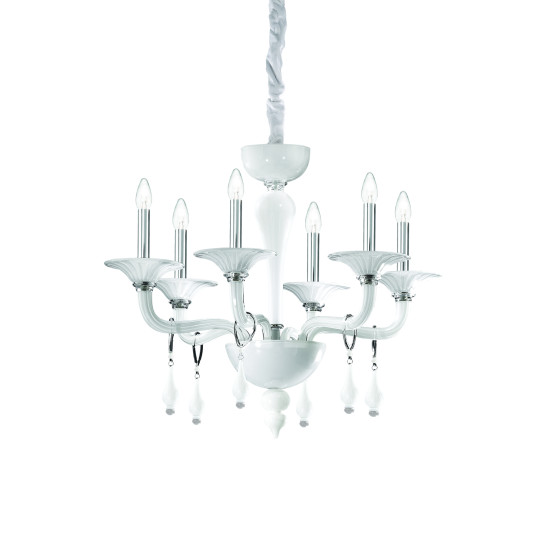 MIRAMARE Kristallkrona SP6 Vit 93cm MIRAMARE Kristallkrona SP6 Vit 93cm