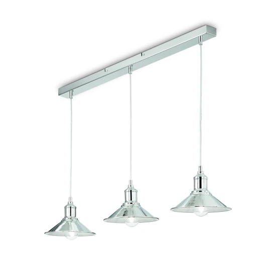 SEAMAN Ceiling Light SB3 Chrome 80cm