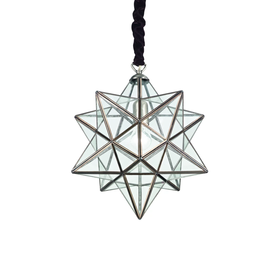 STELLA Taklampa SP1 Glas/Brons 35cm