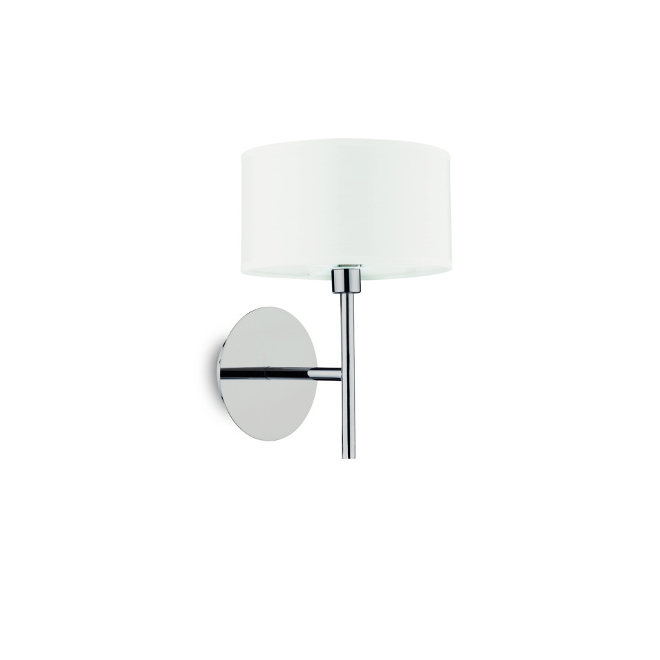 WOODY Vägglampa AP1 Vit 18cm Ideal-Lux WOODY Vägglampa AP1 Vit 18cm