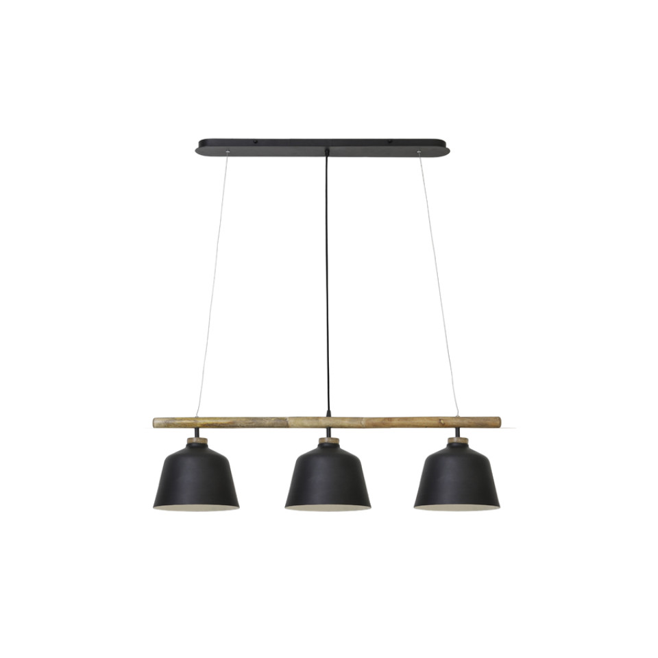 Banu 3L taklampa svart 102cm Light o Living Banu 3L taklampa svart 102cm