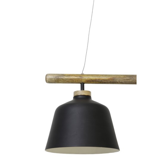 Banu 3L ceiling light black 102cm