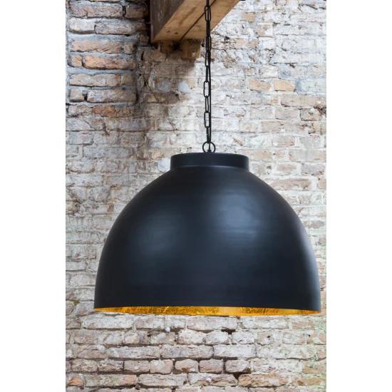 Kylie Ceiling Lamp Black/Gold 60cm