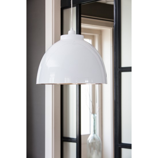 Kylie Taklampa Vit/Nickel 45cm