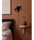 Luna Vägglampa Svart/Mässing 13cm PR Home Luna Vägglampa Svart/Mässing 13cm
