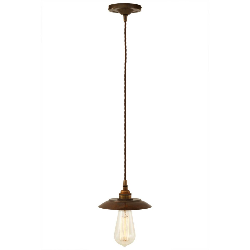 Reznor Ceiling Light Antique Brass 16cm Mullan Lighting Reznor Ceiling Light Antique Brass 16cm