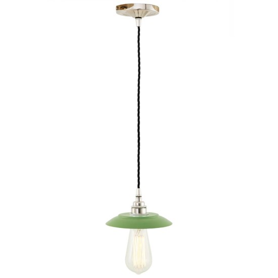 Reznor Ceiling Light Powder Coating Light Green 16cm
