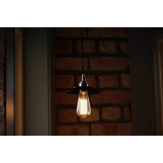 Reznor Taklampa Antikmässing 16cm