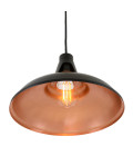 Alma Ceiling Lamp Black/Copper 30.5cm