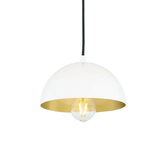 Avon taklampa svart guld/vitguld 20cm