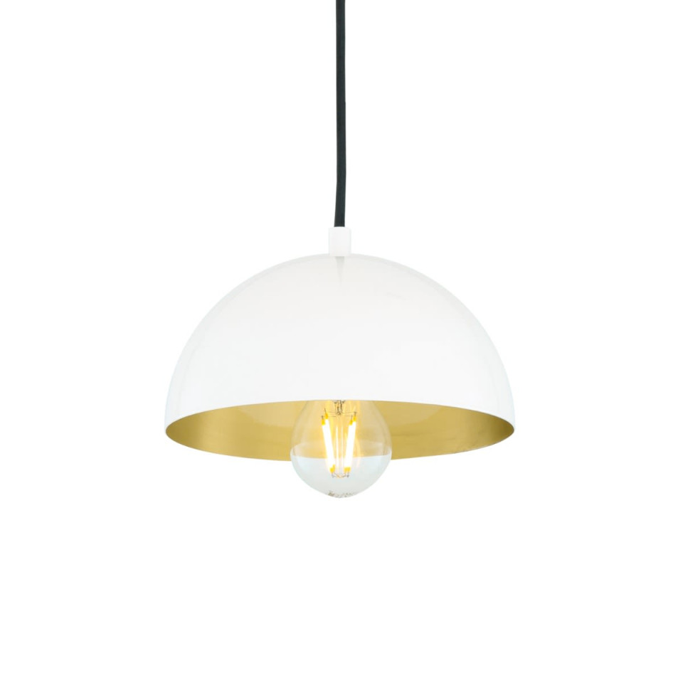 Avon Ceiling Lamp Black Gold/White Gold 20cm