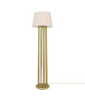 Banjul golvlampa mässing/tyg 150cm