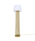 Banjul golvlampa mässing/tyg 150cm