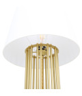 Banjul golvlampa mässing/tyg 150cm