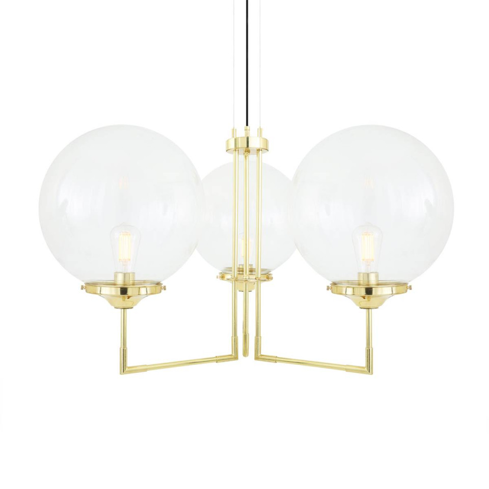 Bellavary Chandelier Clear/Opal 95cm
