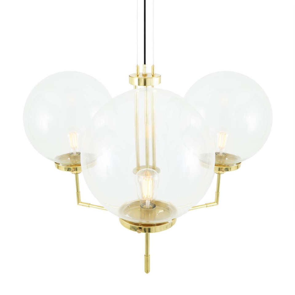 Bellavary Chandelier Clear/Opal 95cm