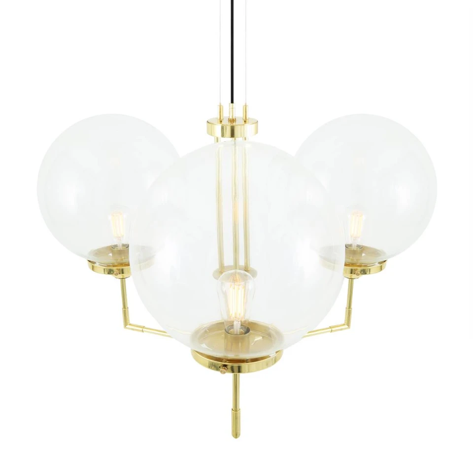 Bellavary Chandelier Clear/Opal 95cm