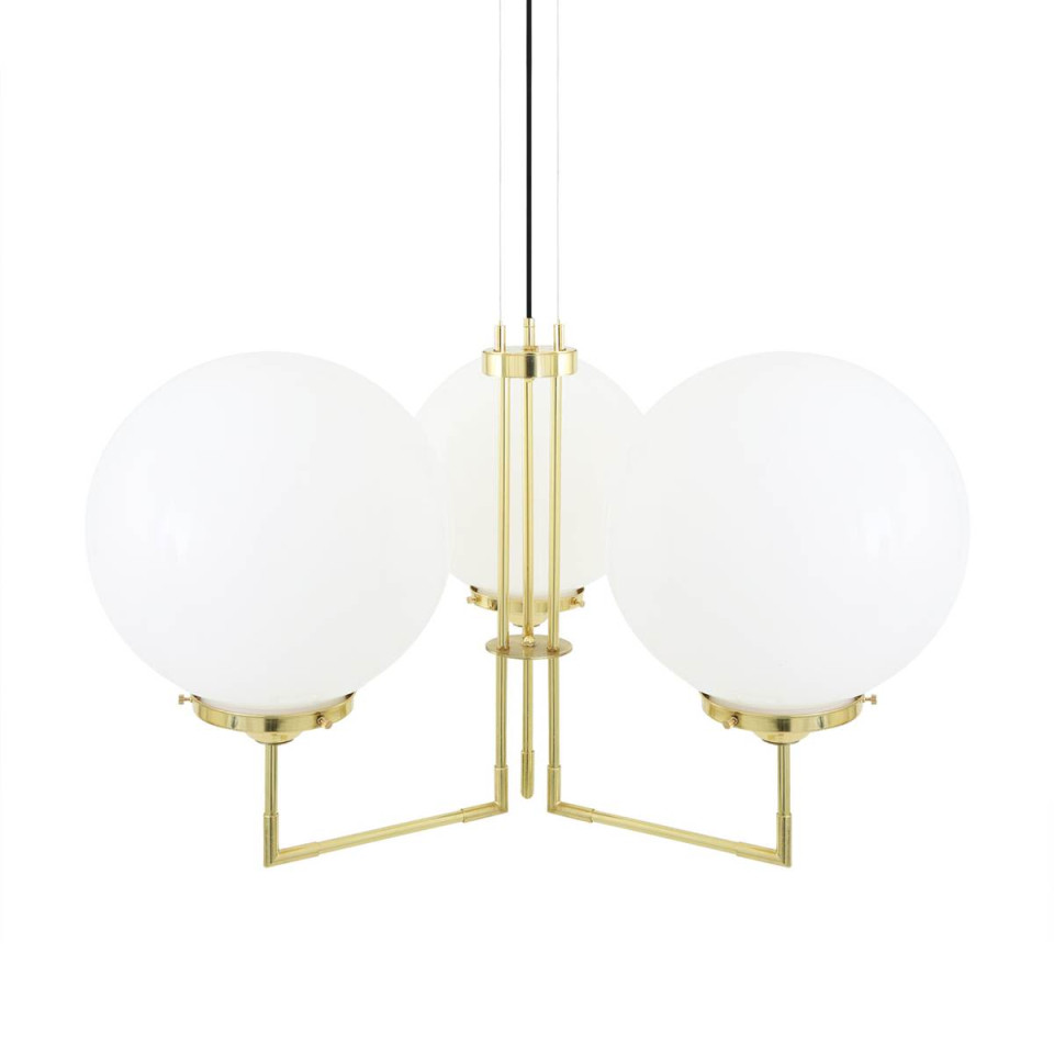 Bellavary Chandelier Clear/Opal 95cm