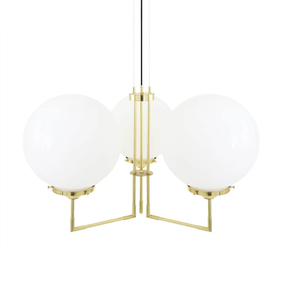 Bellavary Chandelier Clear/Opal 95cm