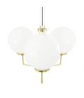 Bellavary Chandelier Clear/Opal 95cm