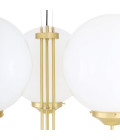 Bellavary Chandelier Clear/Opal 95cm