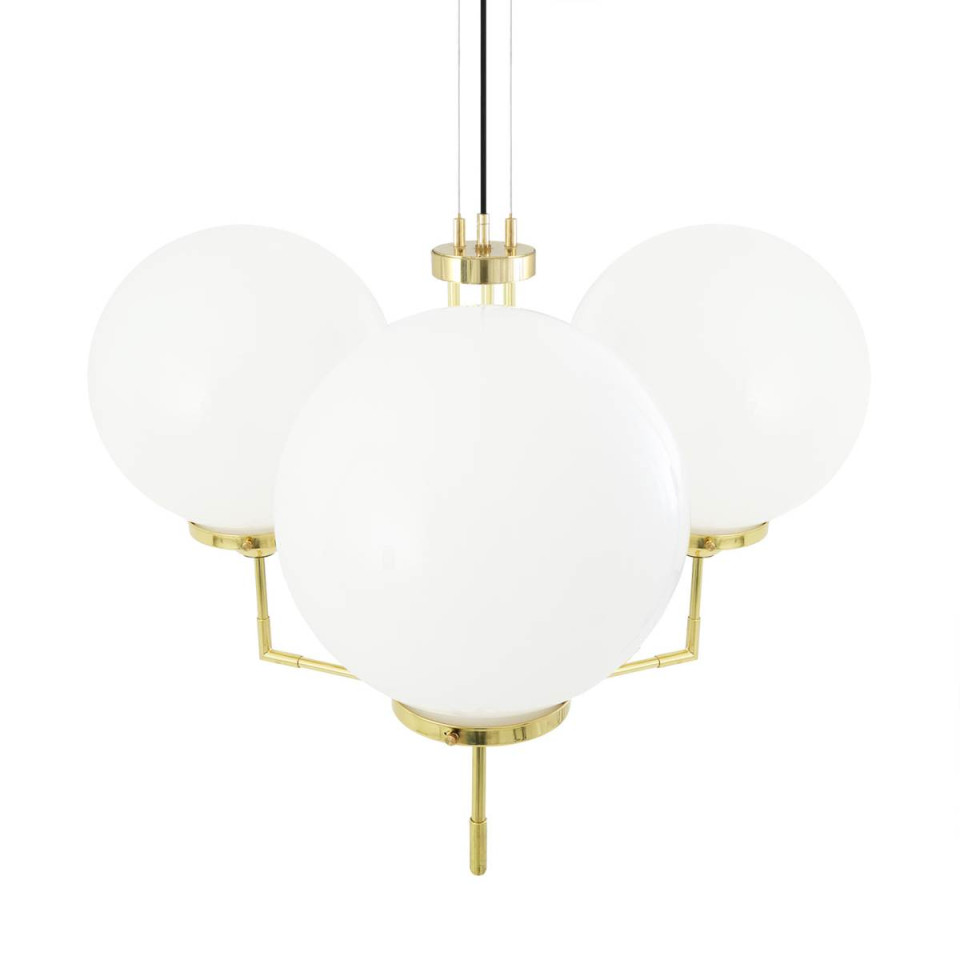 Bellavary Chandelier Clear/Opal 95cm
