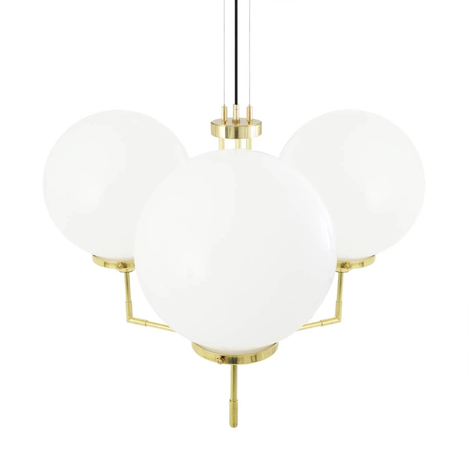Bellavary Chandelier Clear/Opal 95cm