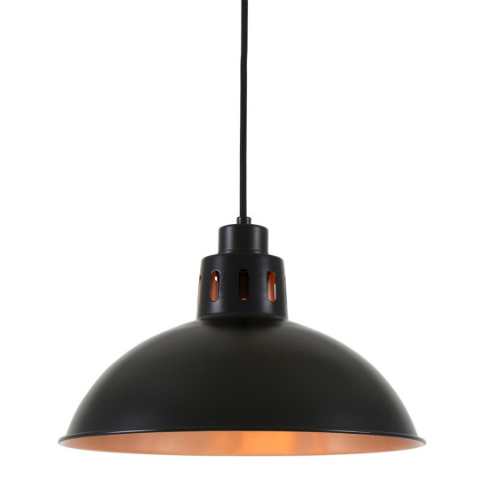 Bessemer Ceiling Lamp Black/Copper 30cm