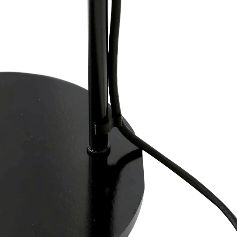 Cairo golvlampa svart guld/vitguld 147cm