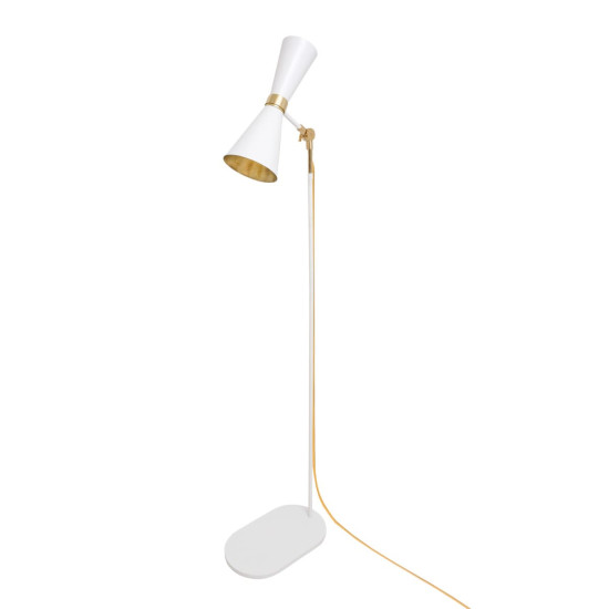 Cairo Floor Lamp Black Gold/White Gold 147cm