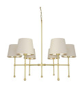 California ljuskrona beige/svart 95cm