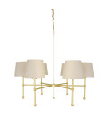 California ljuskrona beige/svart 95cm