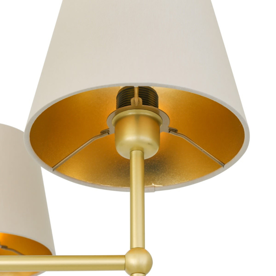 California ljuskrona beige/svart 95cm