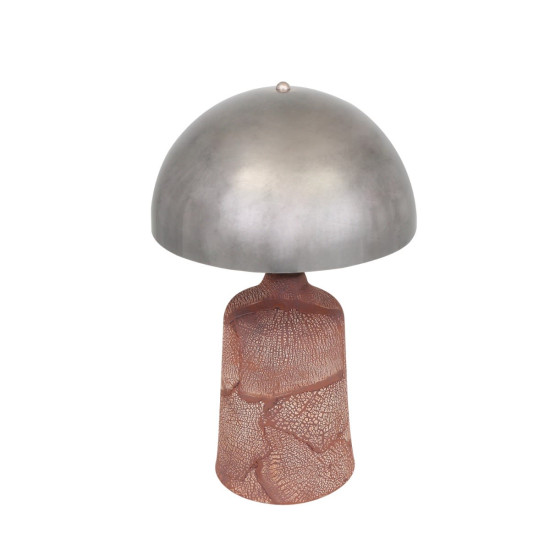 Cassia Table Lamp Ceramic Red Iron 50cm
