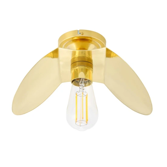 Dodoma Flush Fitting Light Brass 28cm