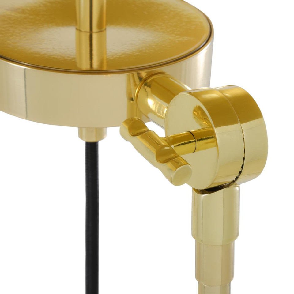 Erill Floor Lamp Brass/Fabric 162.5cm