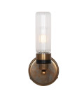 Firth Bathroom Wall Lamp Clear/Prismatic 30cm IP65