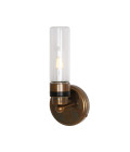 Firth Bathroom Wall Lamp Clear/Prismatic 30cm IP65