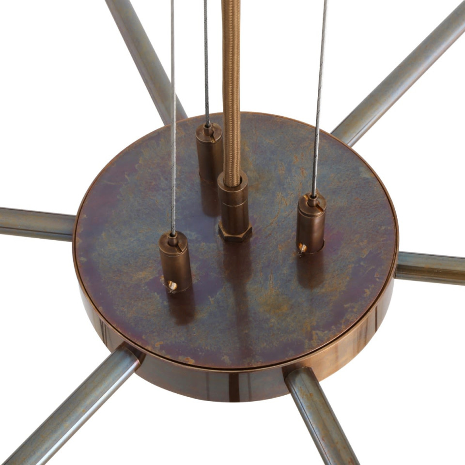 Fossa ljuskrona mässing 102cm