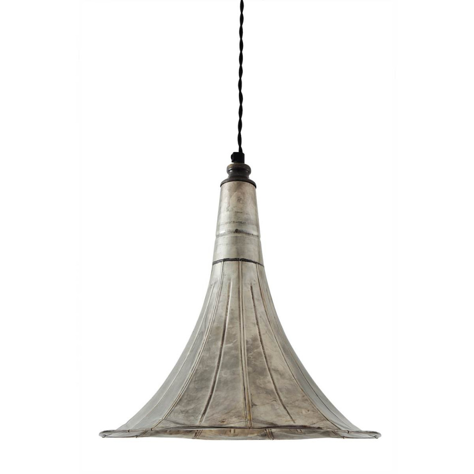 Gramophone taklampa mässing 33cm
