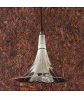 Gramophone taklampa mässing 33cm