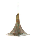 Gramophone taklampa mässing 33cm