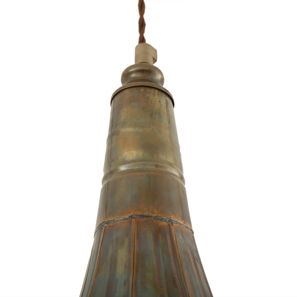 Gramophone taklampa mässing 33cm