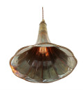 Gramophone taklampa mässing 33cm