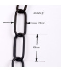 Heavy Link Chain for Ceiling Lamps 3.8mm