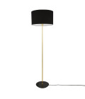 Inch golvlampa mässing/tyg 148cm